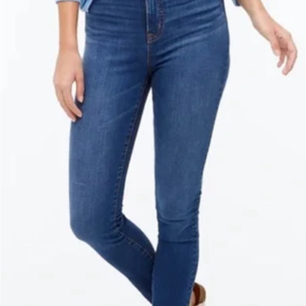 J Crew Curvy 10” high-rise skinny jeans in signature stretch NWT